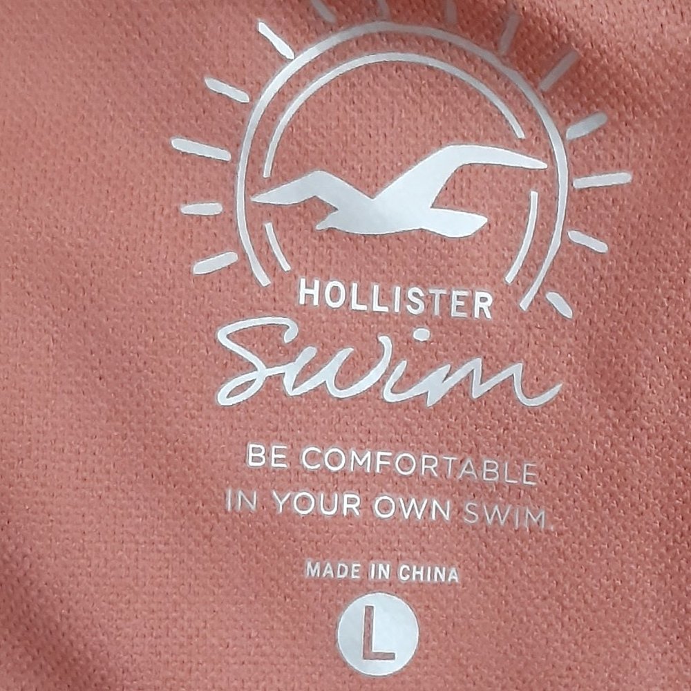 Hollister Terracotta Clay Red Crochet Bikini Bottom - Picture 5 of 9